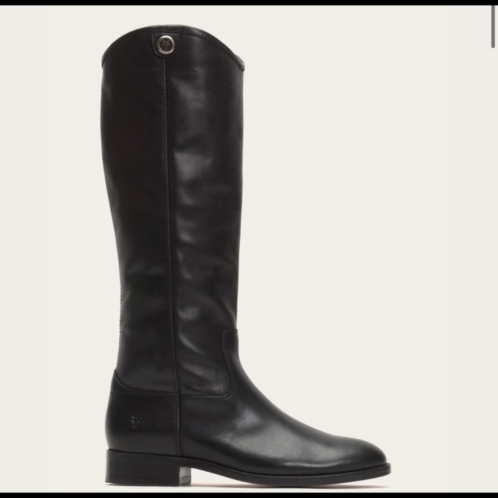 Black Frye Melissa 2 button boots size 8
